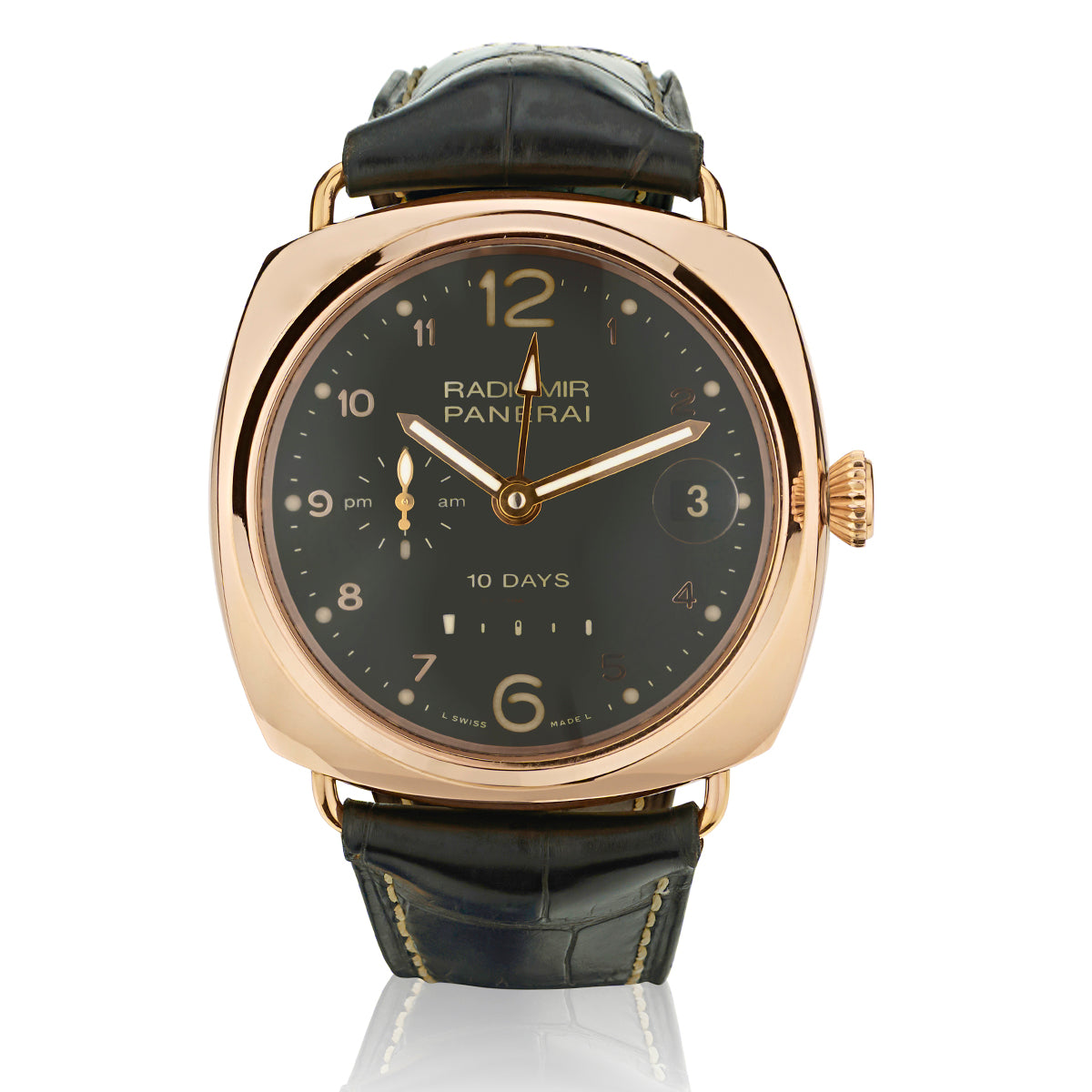 Panerai 18KT Rose Gold Radiomir Rare Limited 30 Piece 8 Day GMT
