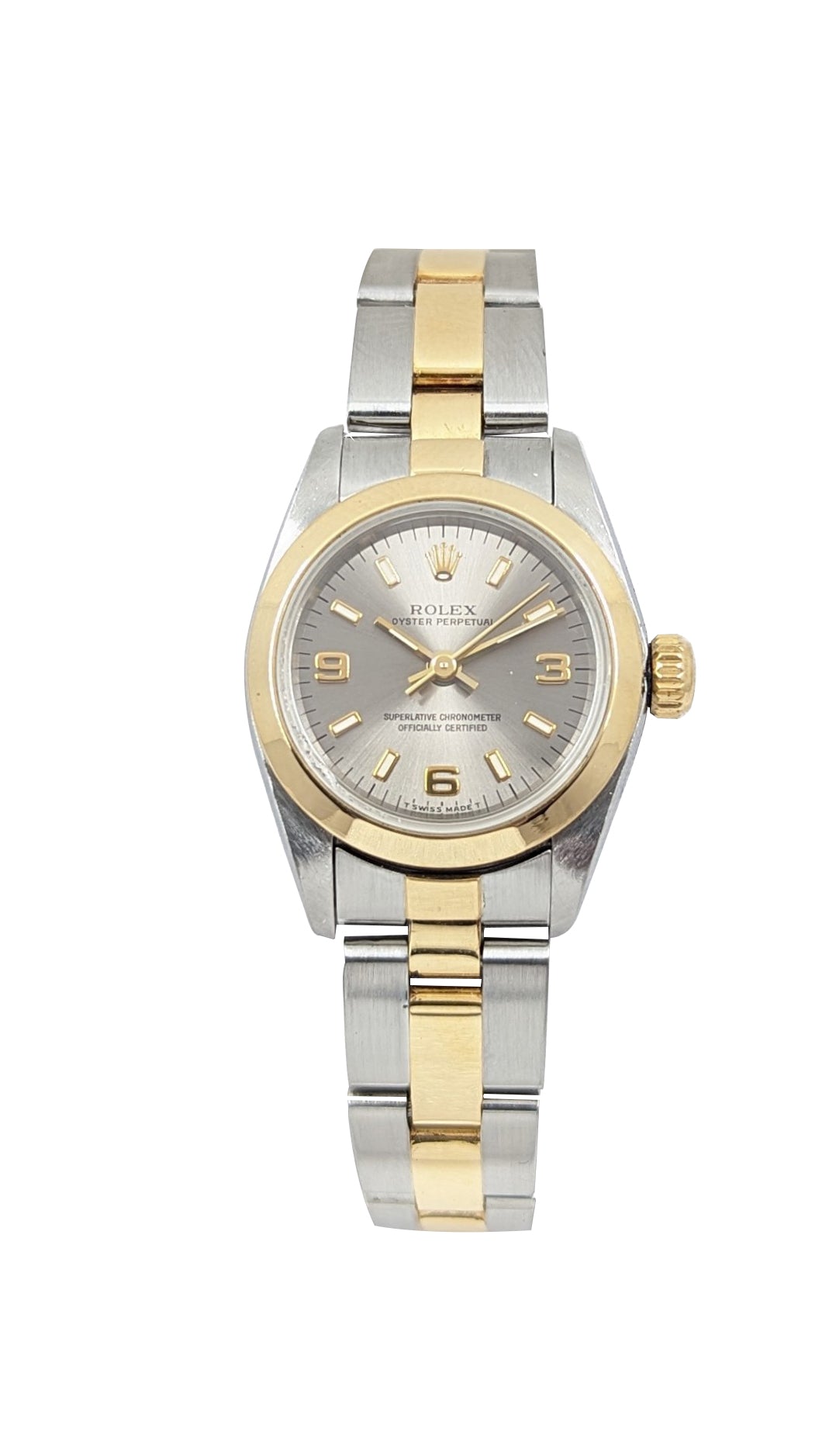 Ladies Two Tone Rolex Oyster Perpetual Circa 1998