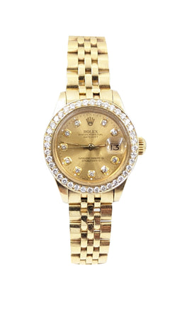 Rolex Oyster Perpetual Datejust 18kt Yellow Gold. 26mm