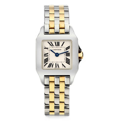 Cartier Santos Damoiselle in Steel and 18kt Gold. Ref: 2698