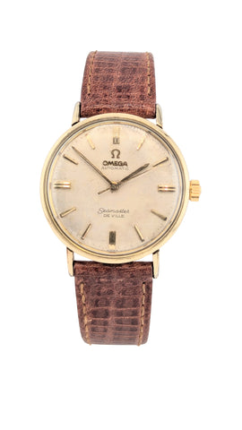 Omega Seamaster De Ville. 34mm. Gold Plated.