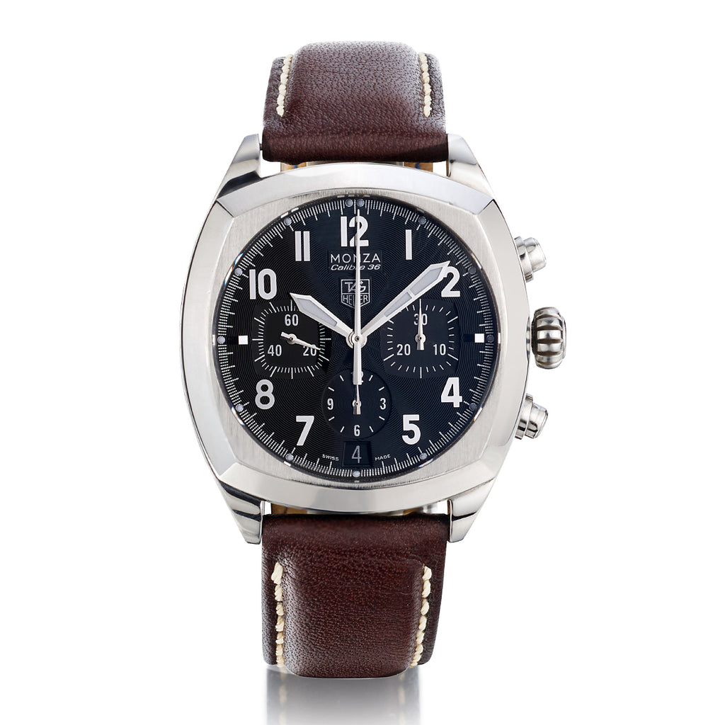 Tag Heuer Monza Chronograph in Stainless Calibre 36 – Van Rijk