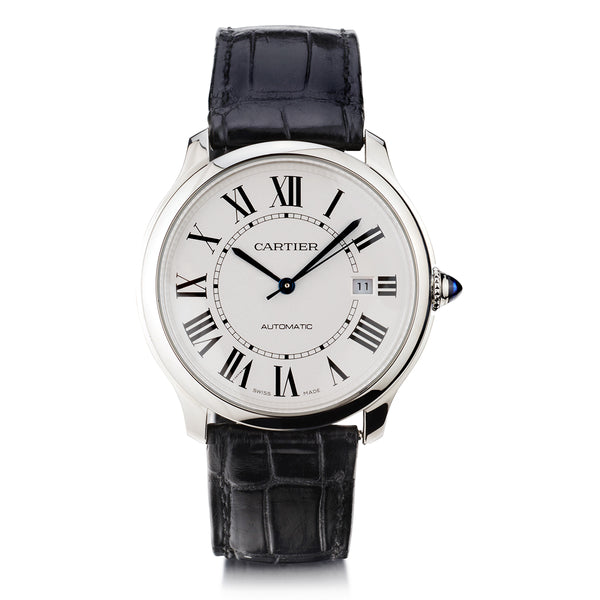 Cartier Must de Ronde in Stainless Steel. B&P. Ref: 4440 | Van