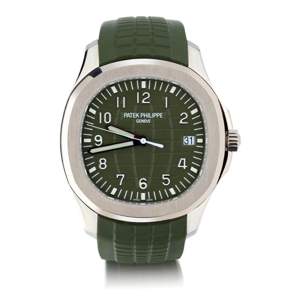 Rare !!Patek Philippe Aquanaut 18kt White Gold. Ref: 5168G. Circa 2021 ...