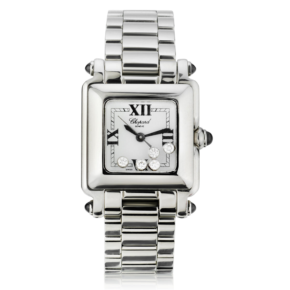 Chopard Ladies Square Floating Diamond Wristwatch. Ref: 8892 – Van Rijk