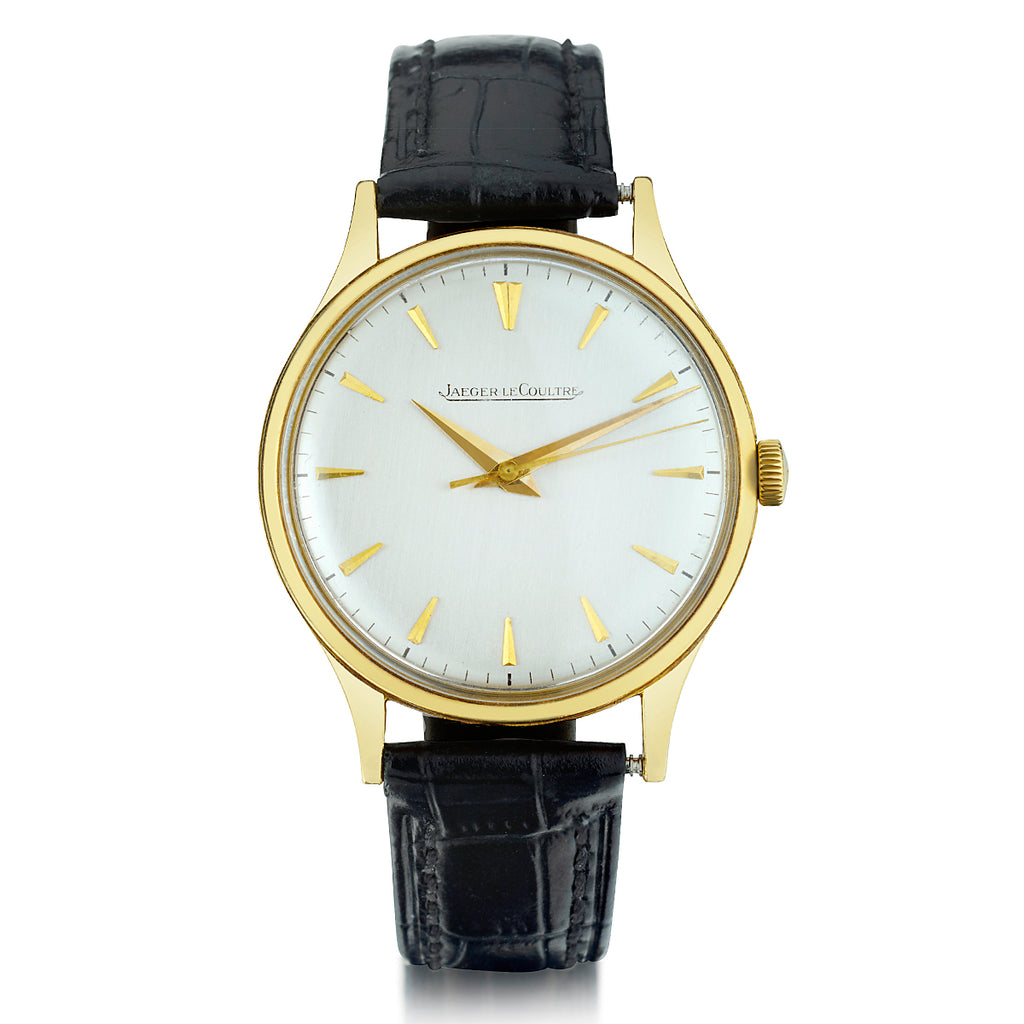 Jaeger leCoultre 18kt Yellow Gold Wristwatch. Circa 1960's. | Van Rijk Estate Jewellers Toronto Jaeger leCoultre 18kt Yellow Gold Wristwatch. Circa 1960's. | Van Rijk Estate Jewellers Toronto