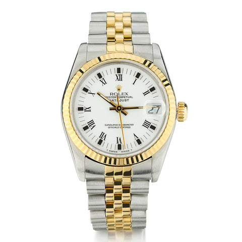 Rolex Datejust Steel and 18kt Yellow Gold 31 mm . Ref: 68273