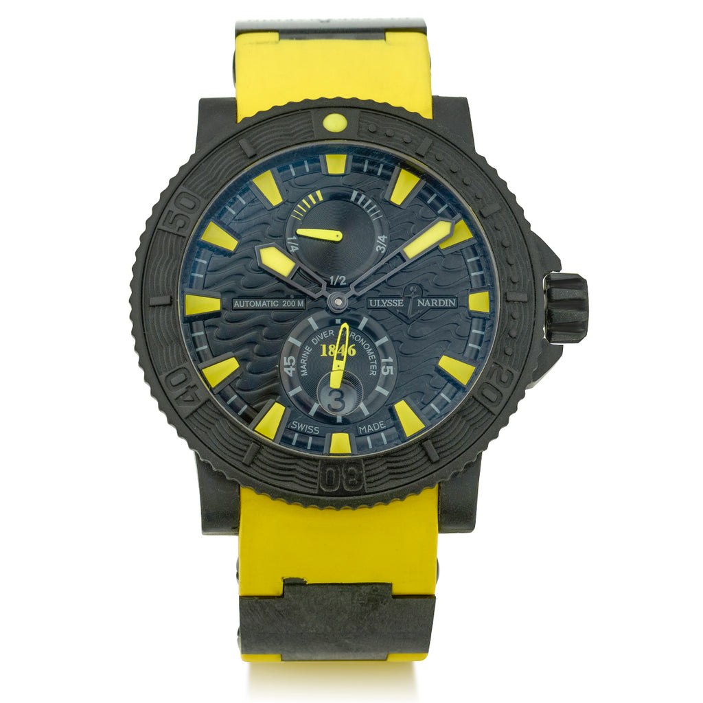 Ulysse Nardin Maxi Marine Black Rubber Ref: 263-92 – Van Rijk