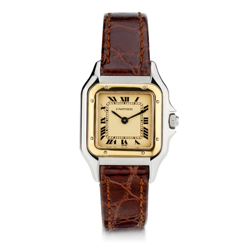 Cartier Ladies 2 Tone Panthere Wristwatch. Ref: 1120