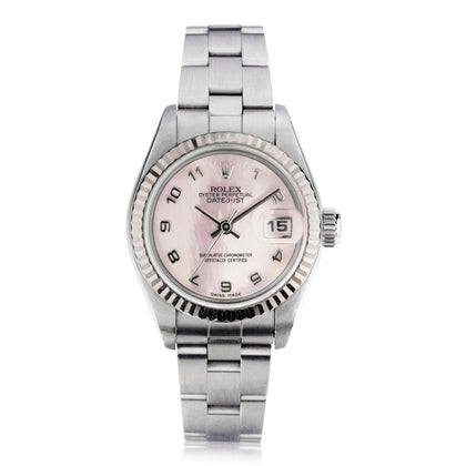 Rolex Oyster Perpetual Datejust Ladies S/S MOP Dial Watch. Ref: 79174
