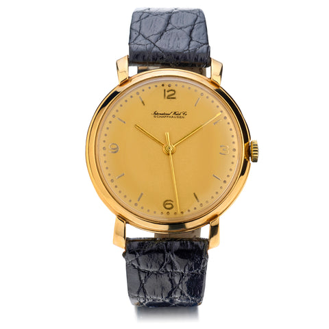 IWC Mens 18kt Yellow Gold Dress Watch. 36mm Case Size.