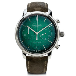 Limited Glashutte Original "Swinging 60's" Wristwatch in Stainless Steel. Ref: 13934052204