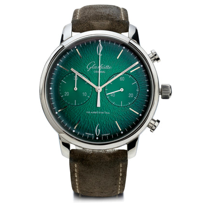 Limited Glashutte Original "Swinging 60's" Wristwatch in Stainless Steel. Ref: 13934052204