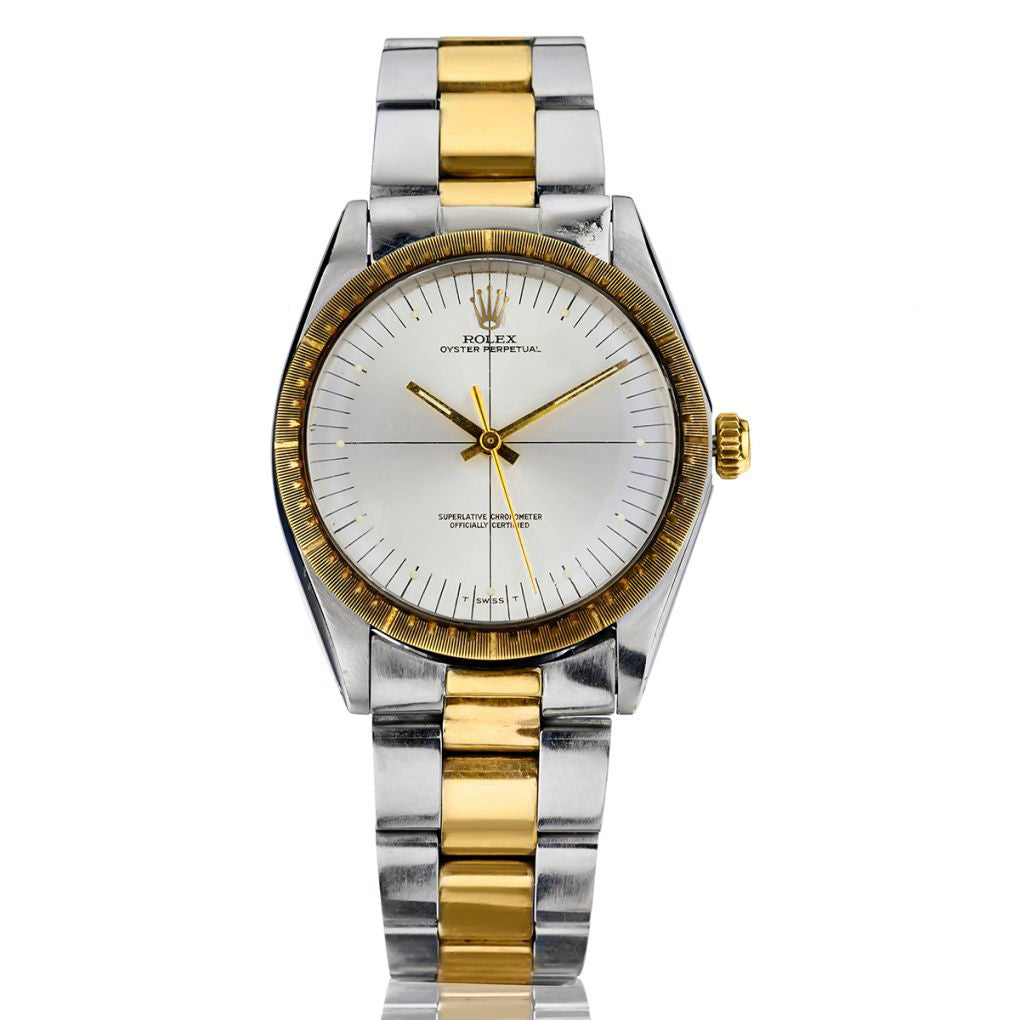 Rare!!Rolex Vintage Oyster Perpetual 34 with Zephyr Dial Ref: 1038