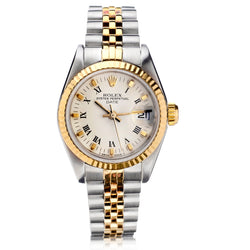 Rolex Ladies Datejust Steel & 18kt Yellow Gold Wristwatch. Ref: 69173