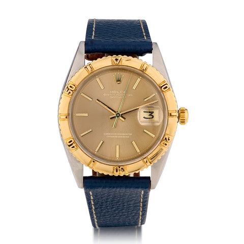 Rolex Oyster Perpetual Datejust Turn-O-Graph Yellow Gold and Steel Watch. Ref: 1625