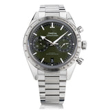 Omega Speedmaster in Stainless Steel 57. Green Dial. Ref: 33210.41.51.11.001