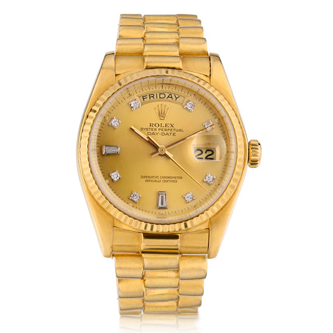 Mens Rolex Day-Date Presidential  Wristwatch. 18kt Yellow Gold. Ref: 18038
