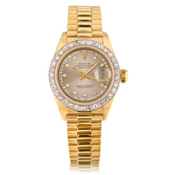 Rolex Datejust 18kt Yellow Gold Ladies President Watch. Ref# 6917
