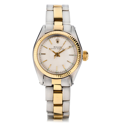 Ladies Rolex Wristwatch in Stainless Steel and 18kt Yellow Gold. Ref: 6719