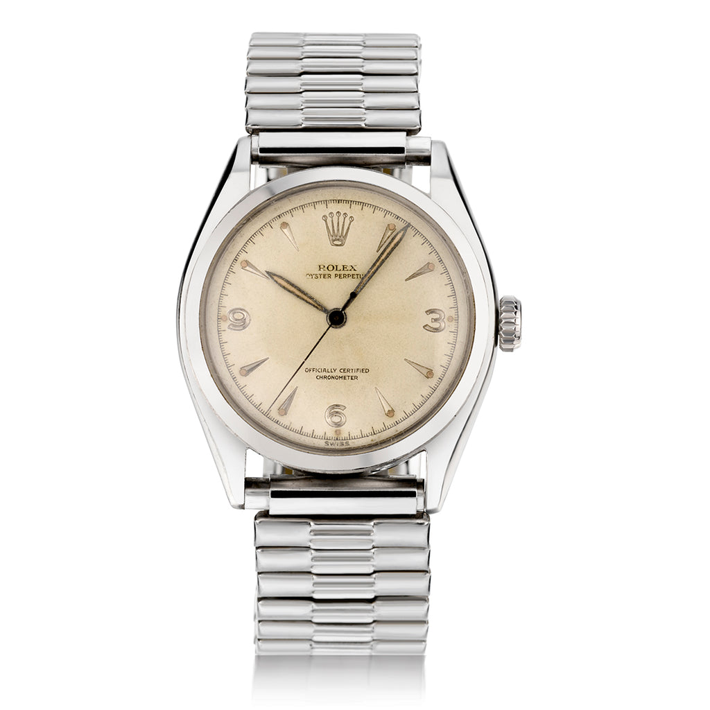 Rolex Oyster Perpetual Vintage Stainless Steel Watch. Ref: 6084. Unpol ...
