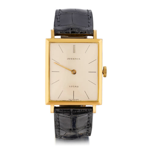 Unisex 18kt Yellow Gold Wristwatch by Juvenia. Circa 1970