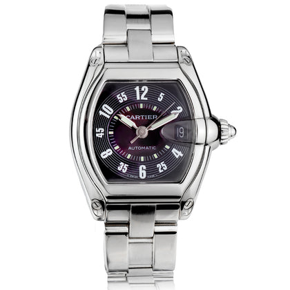 Cartier Mens Stainless Steel Large Roadster Watch. Ref: 2510