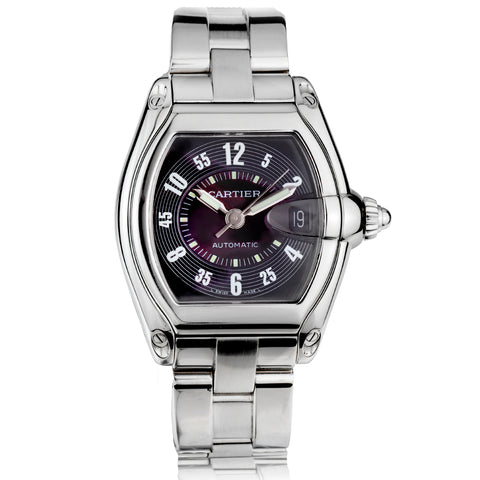 Cartier Mens Stainless Steel Large Roadster Watch. Ref: 2510