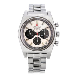 Zenith El Pimero Chronograph in Stainless Steel Wristwatch. Ref: SP1301