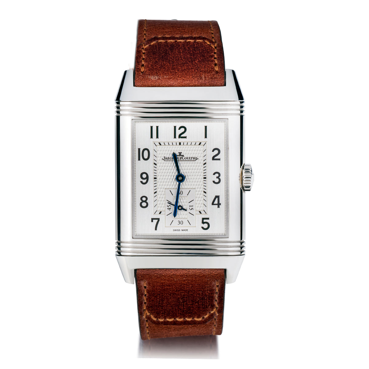 Jaeger le Coultre Large Duo Face Travel Time Wristwatch. Ref: Q3848422