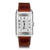 Jaeger le Coultre Large Duo Face Travel Time Wristwatch. Ref: Q3848422