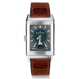 Jaeger le Coultre Large Duo Face Travel Time Wristwatch. Ref: Q3848422