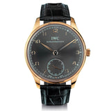 IWC Portuguese Manual Wristwatch in 18kt Rose Gold. Ref: IW 545406