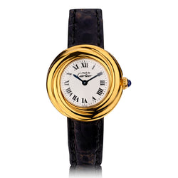 Cartier Trinity Vermeil Plated Quartz Ladies Watch. Ref 2735