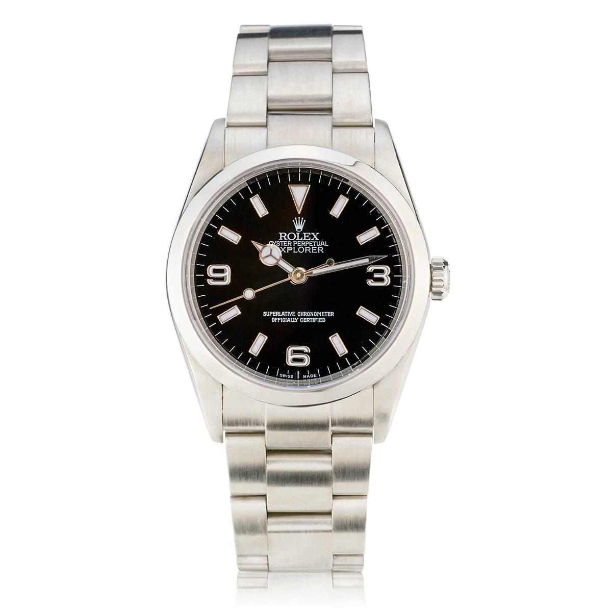 Rolex Oyster Perpetual Explorer Black Dial 39MM Watch | Van Rijk