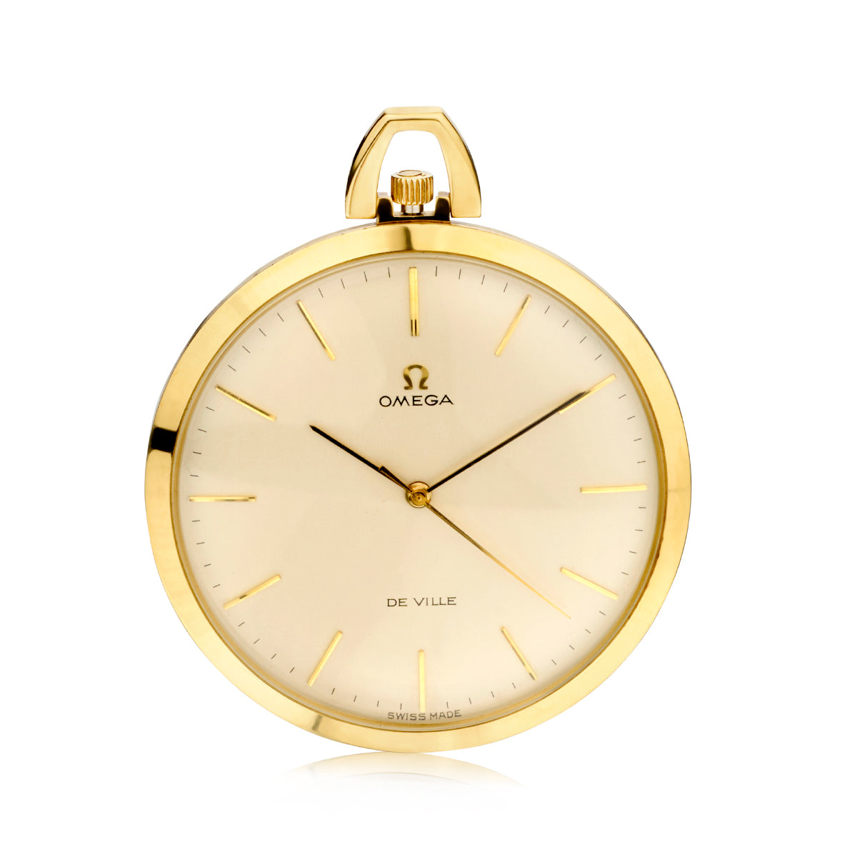 Omega Deville Vintage Pocket Watch in 18kt Yellow Gold Ref: 1714