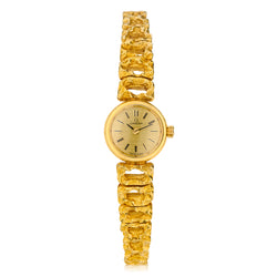 Ladies Omega 18kt Yellow Gold Wristwatch .27.8 grams
