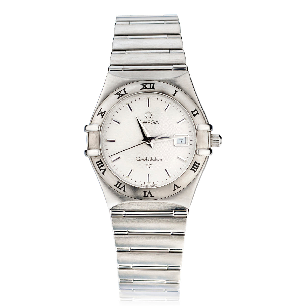 Ladies Stainless Steel Omega Constellation. Ref: 158.23.000