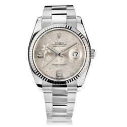 Rolex Datejust 36 Stainless Steel Floral Motif Dial. Ref: 126234
