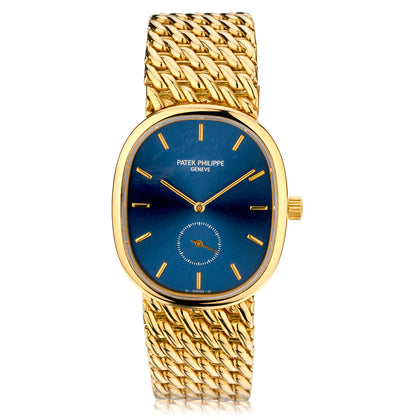 Rare !! Patek Philippe "Gold Ellipse" Wristwatch. Ref: 3948