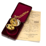 IWC Vintage 18kt Pink Gold Pocket Watch. Hunter Case. B&P Circa 1900-1920