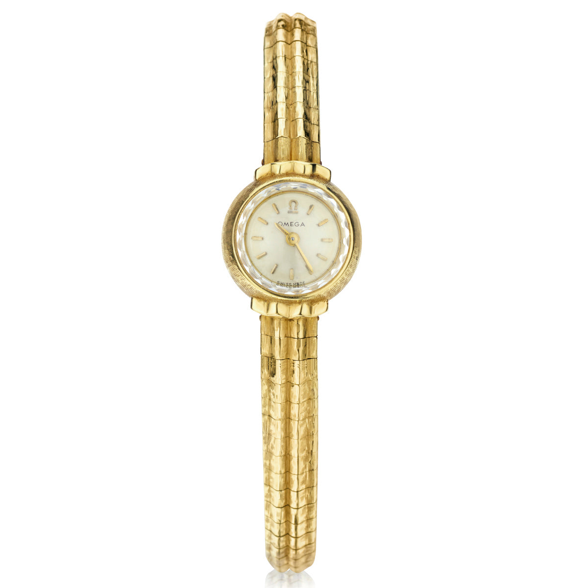 Omega Ladies 18kt Yellow Gold Wristwatch. 14mm Case size