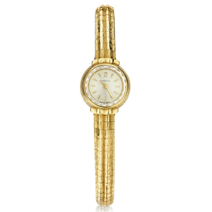 Omega Ladies 18kt Yellow Gold Wristwatch. 14mm Case size