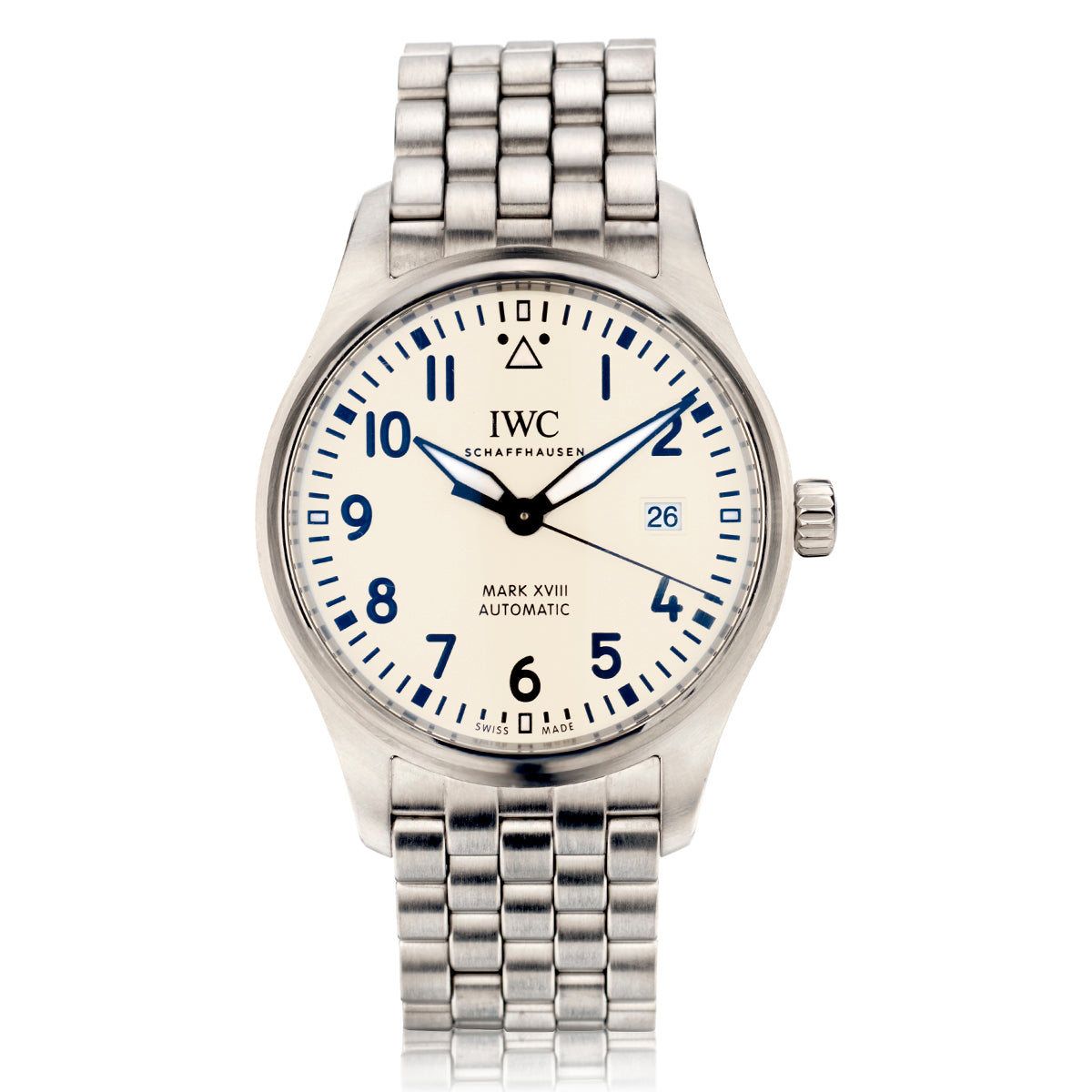 IWC Pilot Mark XVIII Stainless Steel Wristwatch. Ref: IW 327012. B&P