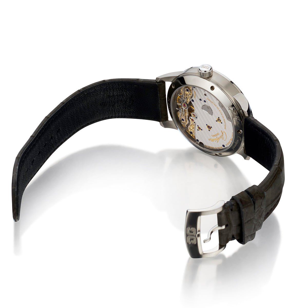 Glashutte Mens Original Panomatic Reserve Stainless Steel Wristwatch. Ref: 16501231202