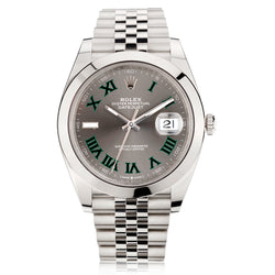 Rolex Datejust 41 Wimbledon Stainless Steel Watch. Ref: 126300