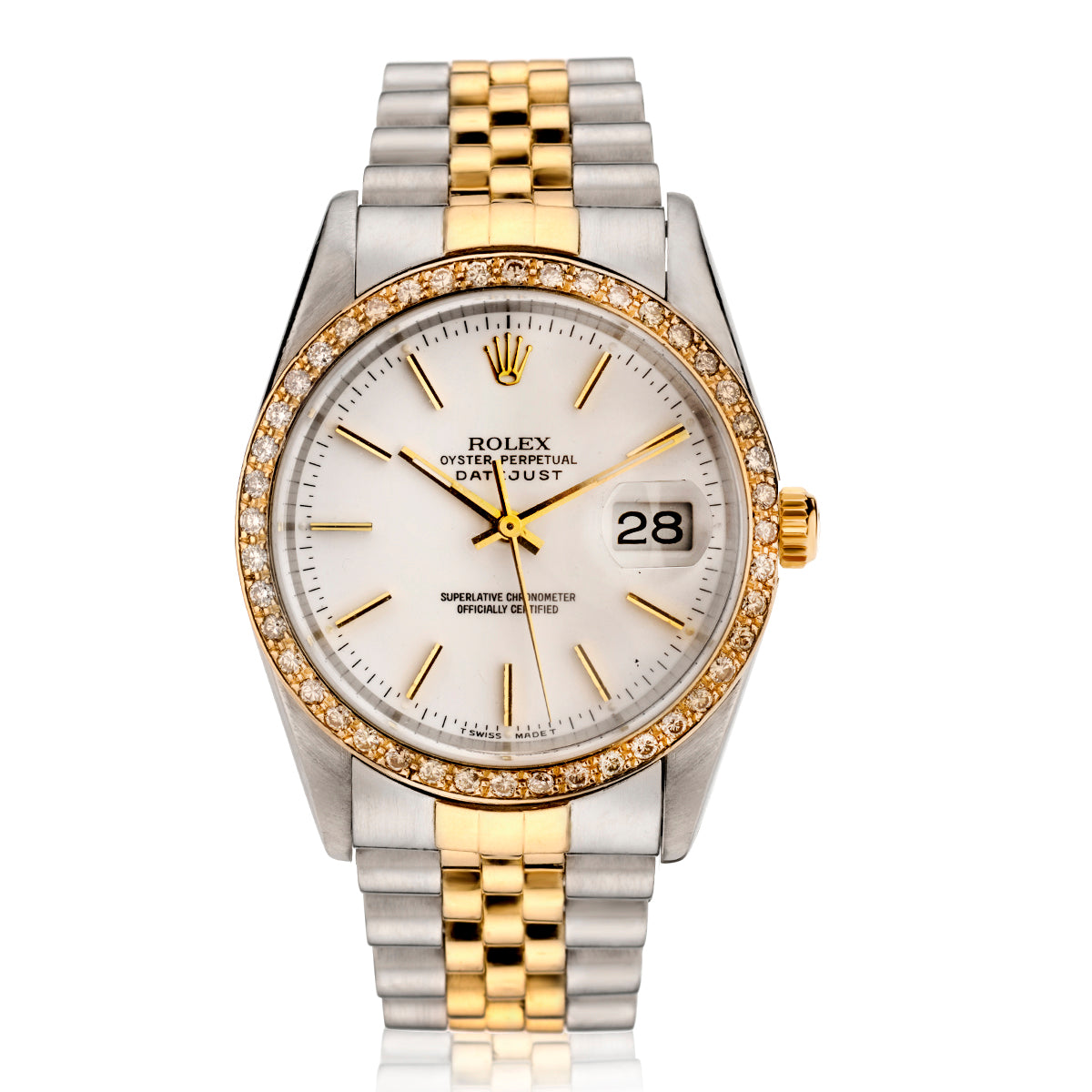 Rolex Datejust 36mm. Steel and 18kt Yellow Gold. Circa 1990
