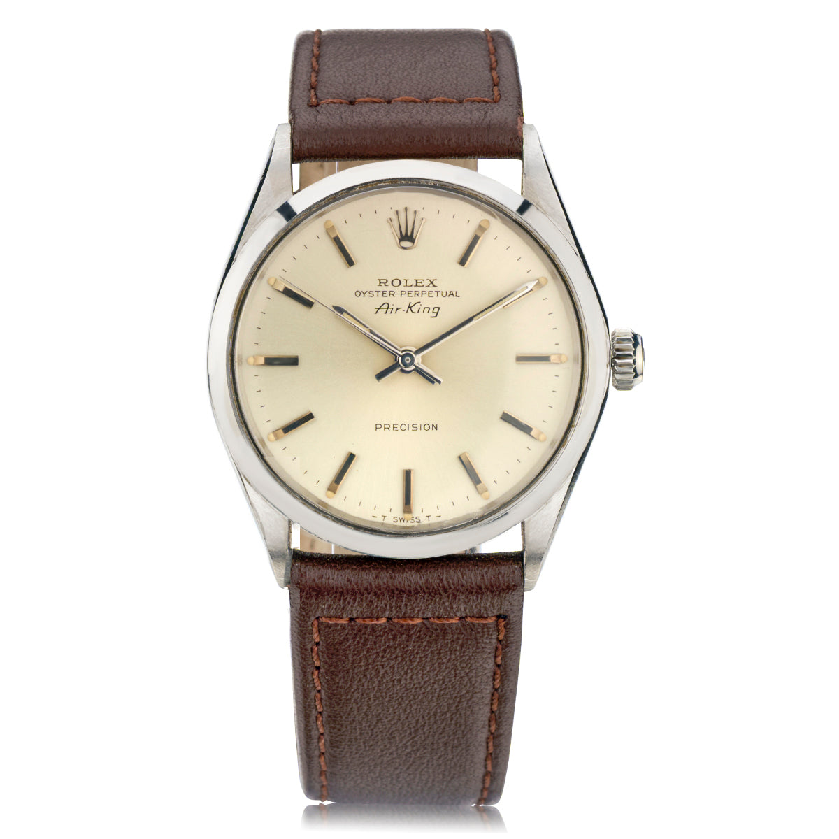 Rolex Vintage Air King In Stainless Steel: 34MM. Ref 5500