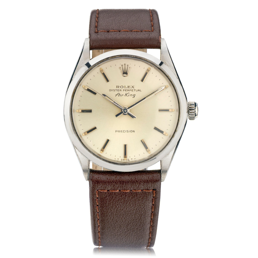 ROLEX Air-King Ref.5500 ビンテージ　キズあり中古 ROLEX VINTAGE AIR KING IN STAINLESS STEEL.34MM.Ref 5500 | Van Rijk