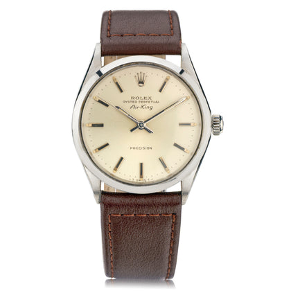 Rolex Vintage Air King In Stainless Steel: 34MM. Ref 5500